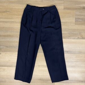 Vintage Nygard Collection navy trousers, Size 10 PETITE